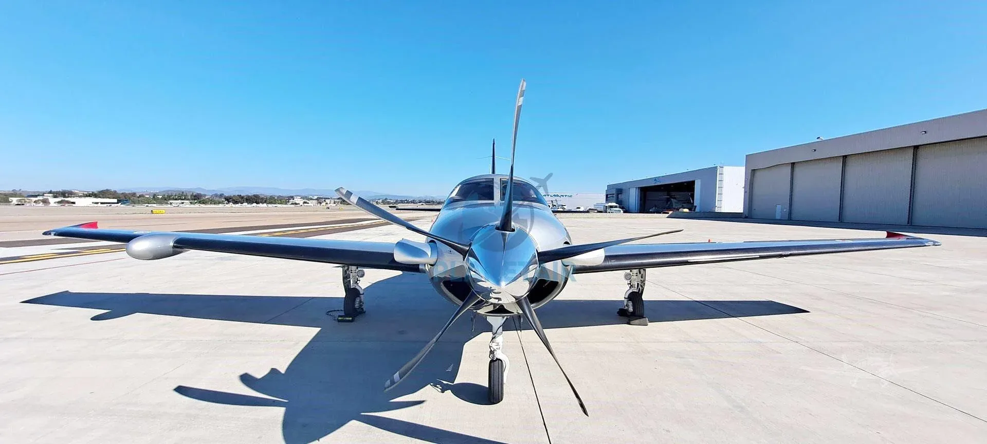 Exterior view of a 2020 Piper MERIDIAN M600 SLS PA-46-600TP.