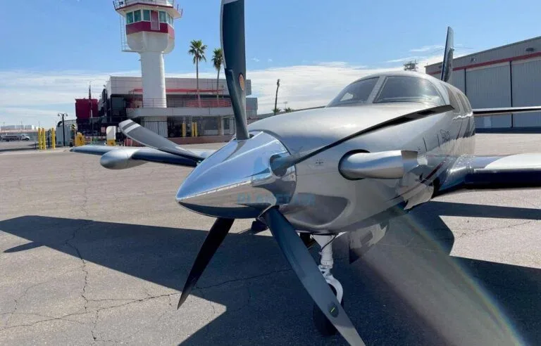 Exterior view of a 2021 Piper MERIDIAN M600 SLS PA-46-600TP.