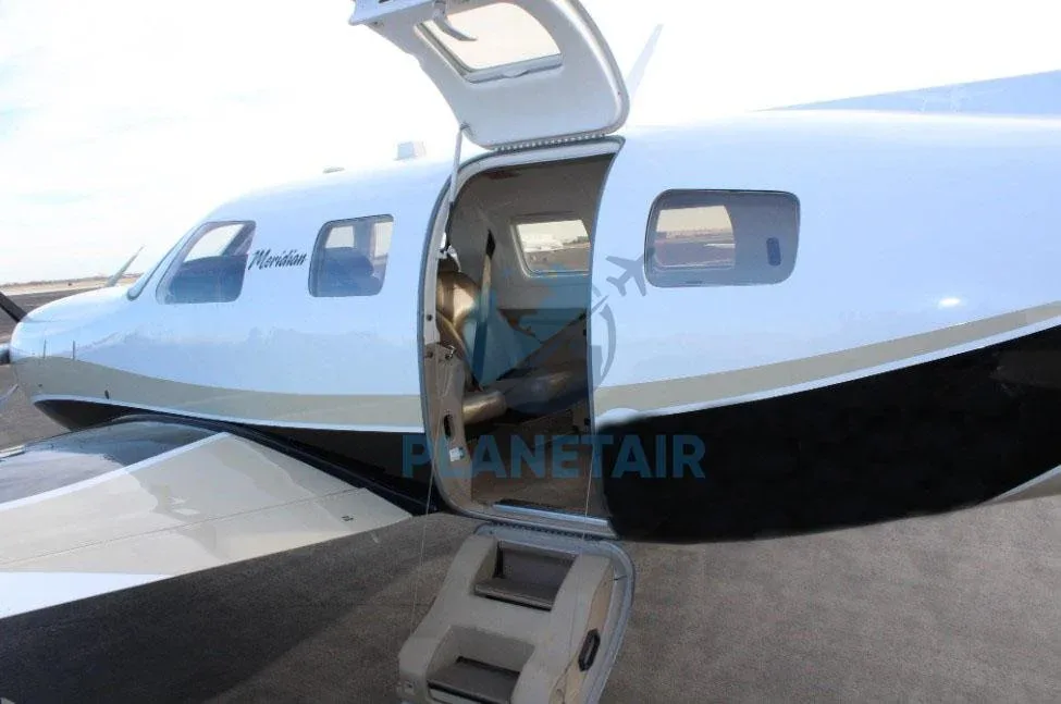 Exterior view of a 2008 Piper Meridian PA-46-500TP.