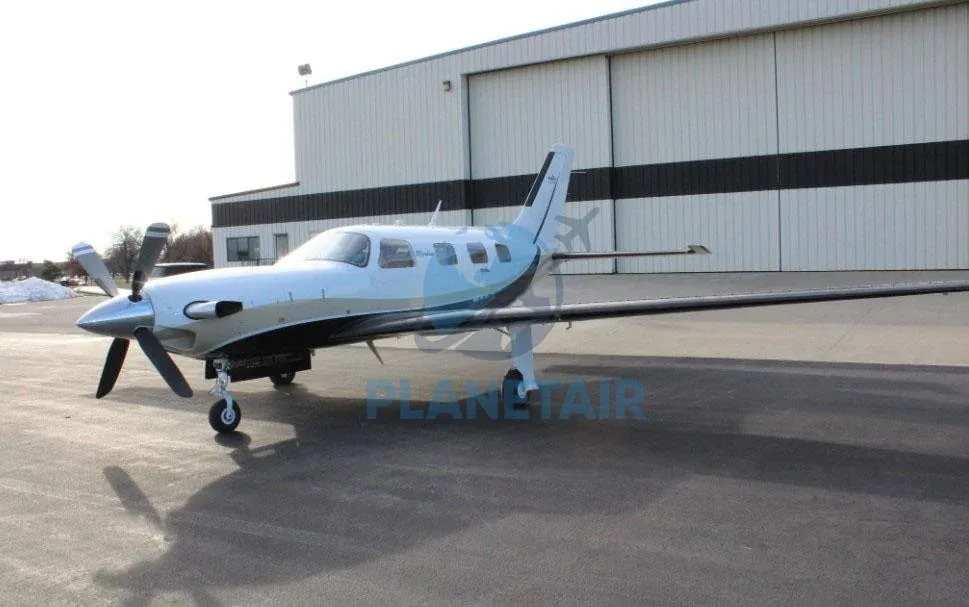 Exterior view of a 2008 Piper Meridian PA-46-500TP.