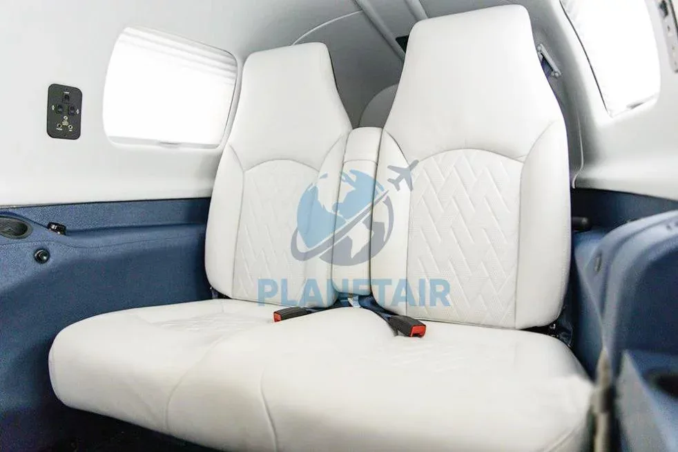 Cabin interior of a 2009 Piper Meridian PA-46-500TP.