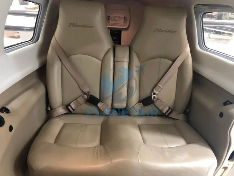 Cabin interior of a 2010 Piper MERIDIAN PA-46-500TP.