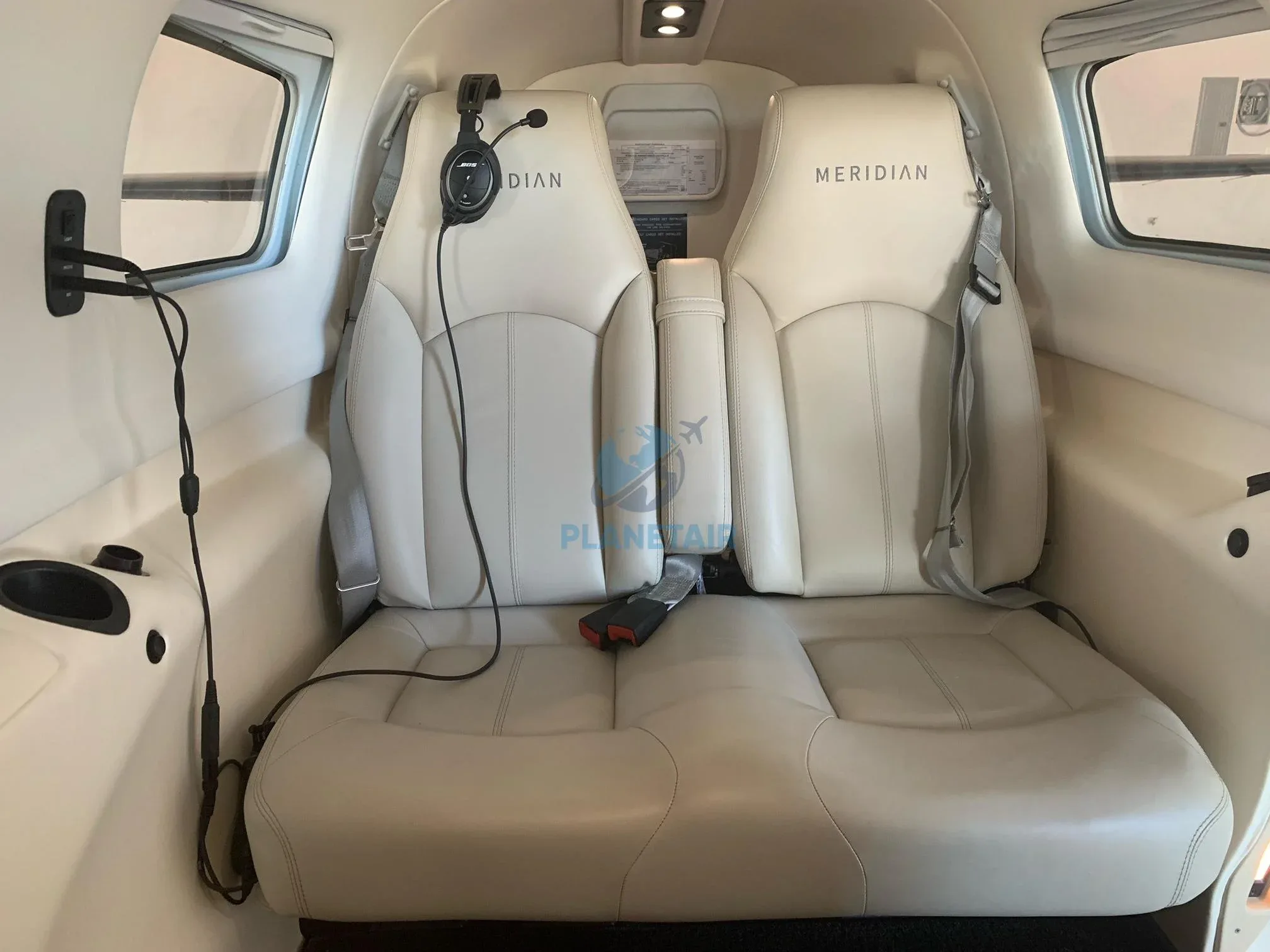 Cabin interior of a 2014 Piper MERIDIAN PA-46-500TP.