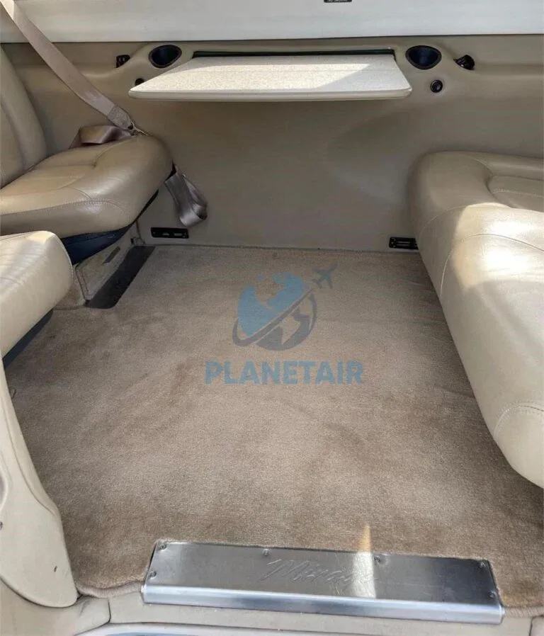 Cabin interior of a 2010 Piper Malibu Mirage PA-46-350P.