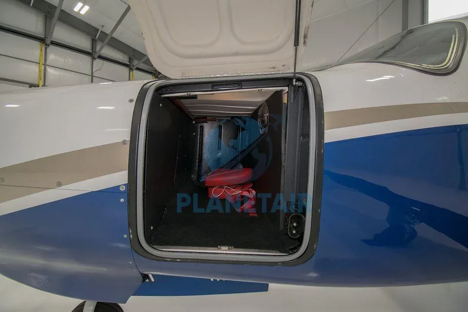Engine detail of a 2014 Piper Mirage PA-46-350P.