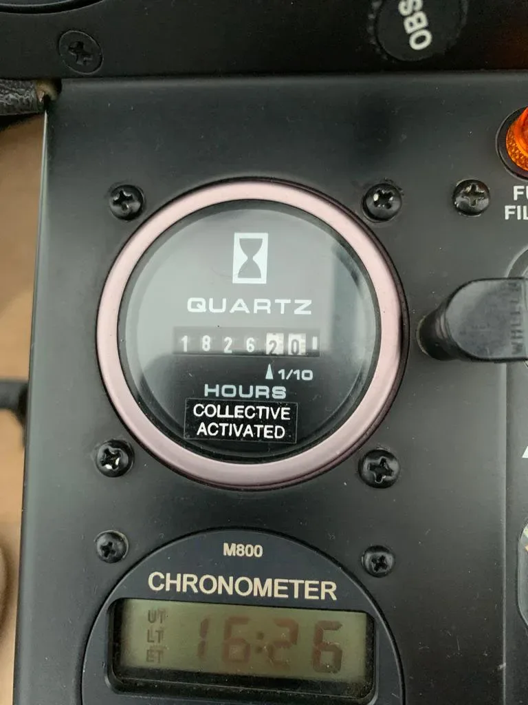 Avionics suite of a 2011 Robinson R44 Raven II.