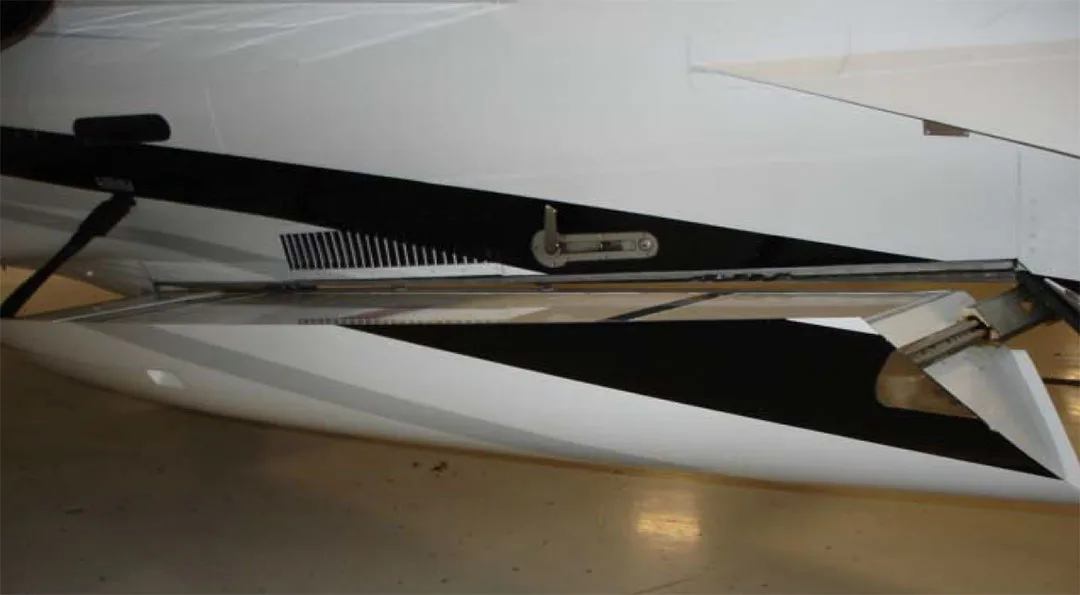 Engine detail of a 1995 Bombardier LEARJET 31A.