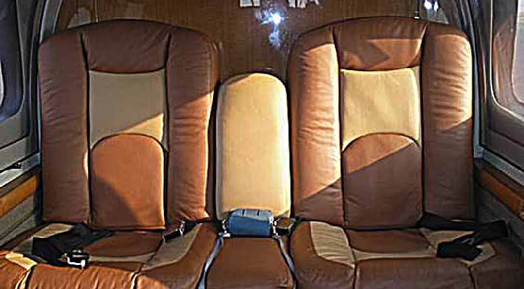 Cabin interior of a 1999 Bell 430 EXECUTIVE HELI.