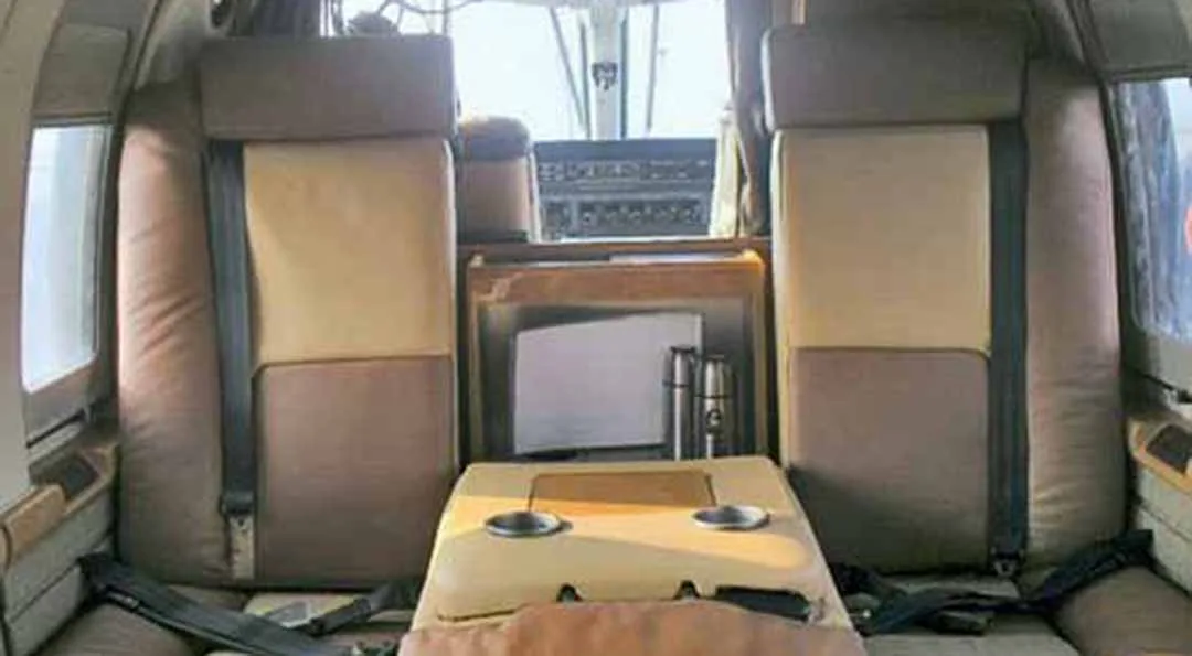Cabin interior of a 1999 Bell 430 EXECUTIVE HELI.