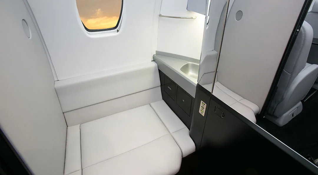 Cabin interior of a 2000 Cessna CITATION EXCEL.