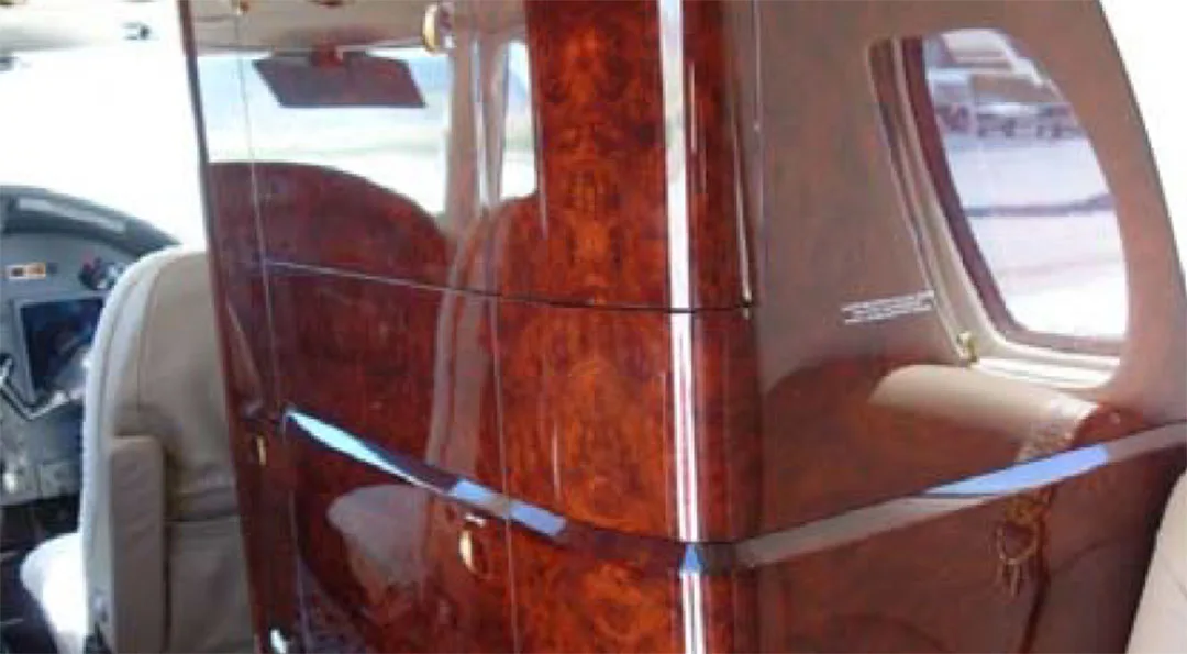 Cabin interior of a 2000 Cessna CITATION EXCEL.