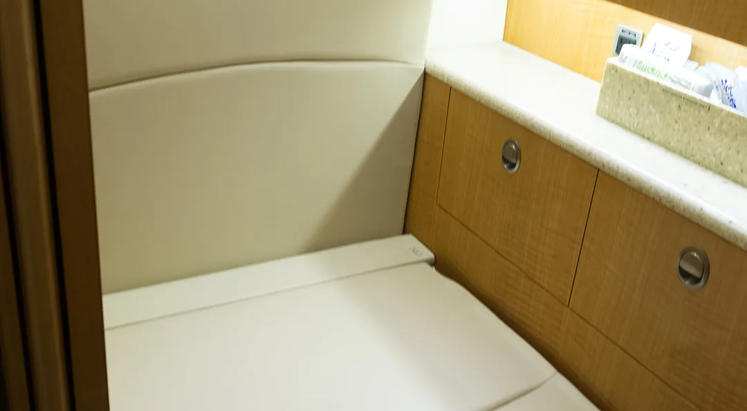 Cabin interior of a 2013 Gulfstream G150.