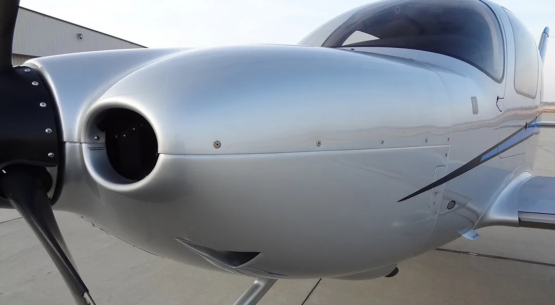 Exterior view of a 2014 Cirrus SR22T G5 GTS.