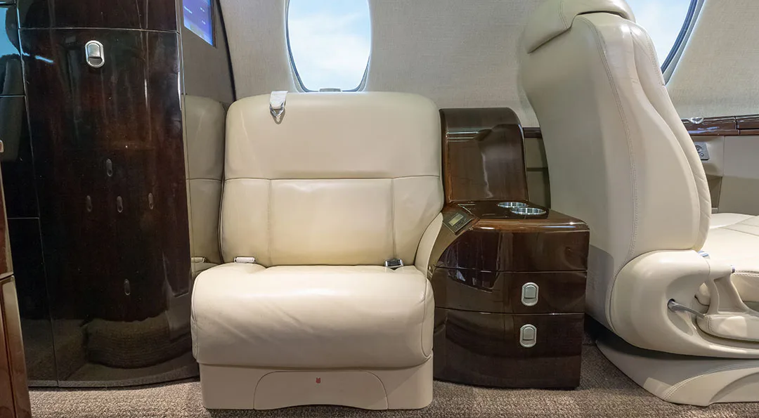 Cabin interior of a 2016 Cessna TEXTRON CITATION CJ4.