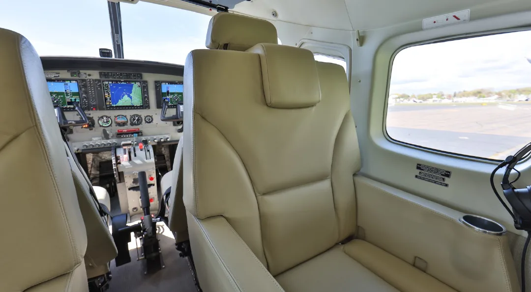 Cabin interior of a 2017 Cessna GRAND CARAVAN EX.