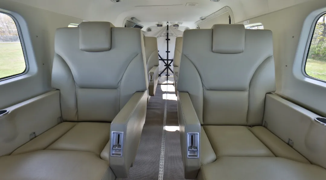 Cabin interior of a 2017 Cessna GRAND CARAVAN EX.