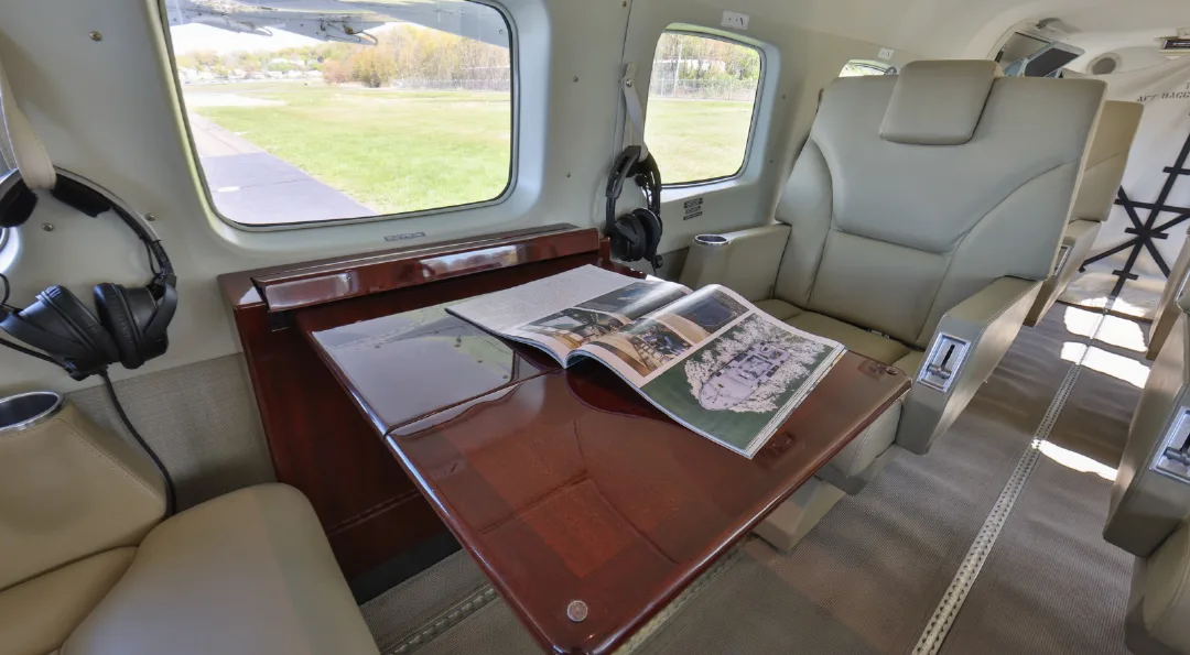 Cabin interior of a 2017 Cessna GRAND CARAVAN EX.