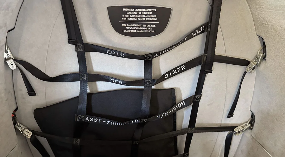 Cabin interior of a 2022 EPIC E1000 GX.