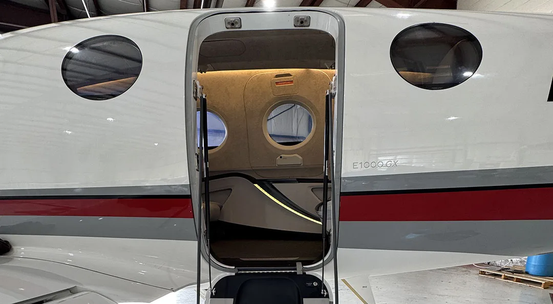 Cabin interior of a 2022 EPIC E1000 GX.