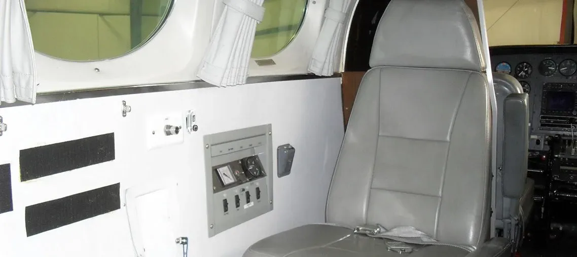 Avionics suite of a 1975 Cessna C-421B Golden Eagle.