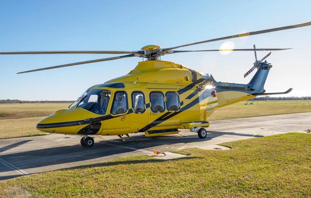 Exterior view of a Leonardo AW139 – OFFSHORE – REF, L-1270.