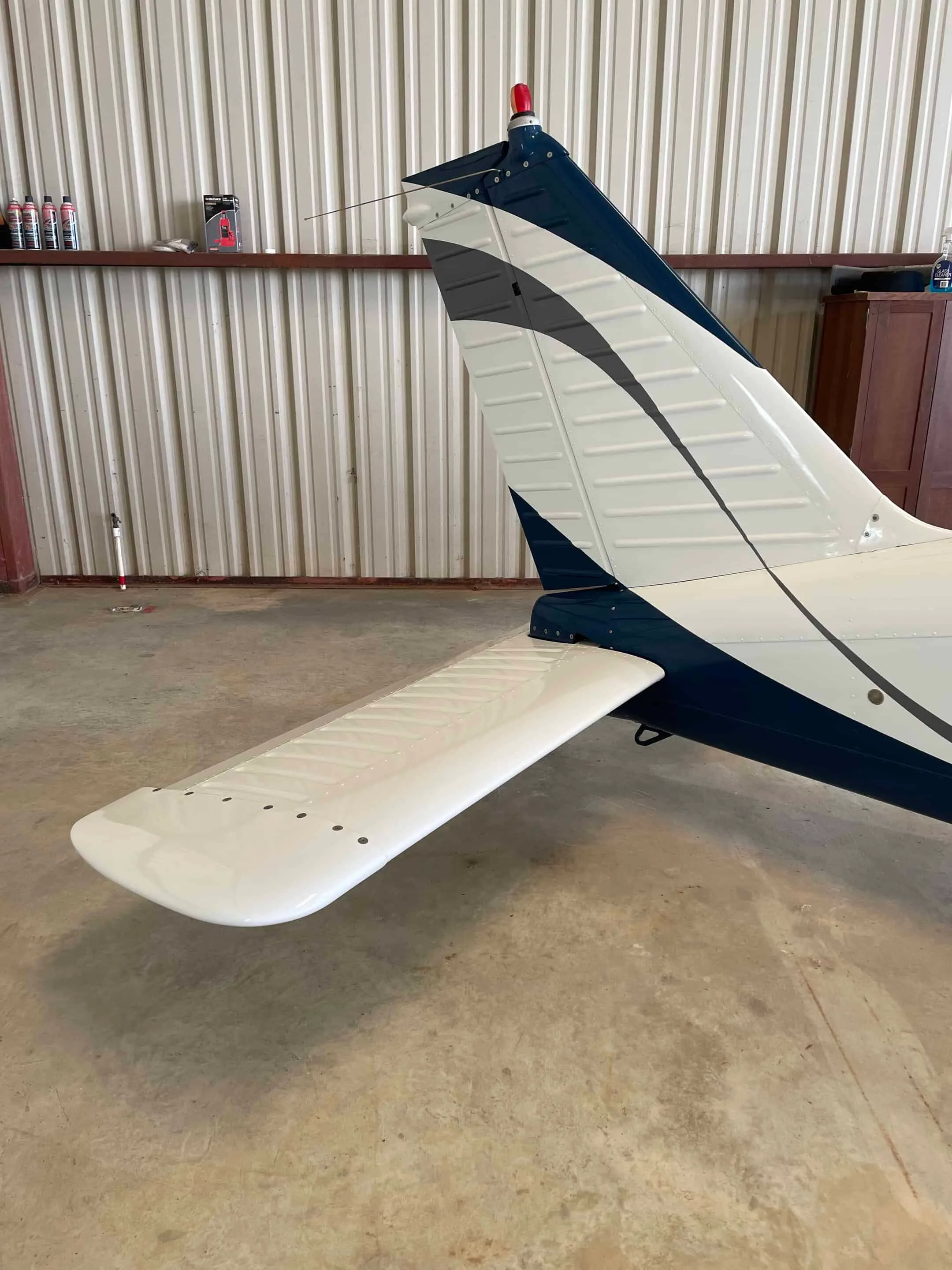 Exterior view of a 1964 Piper Cherokee 235.