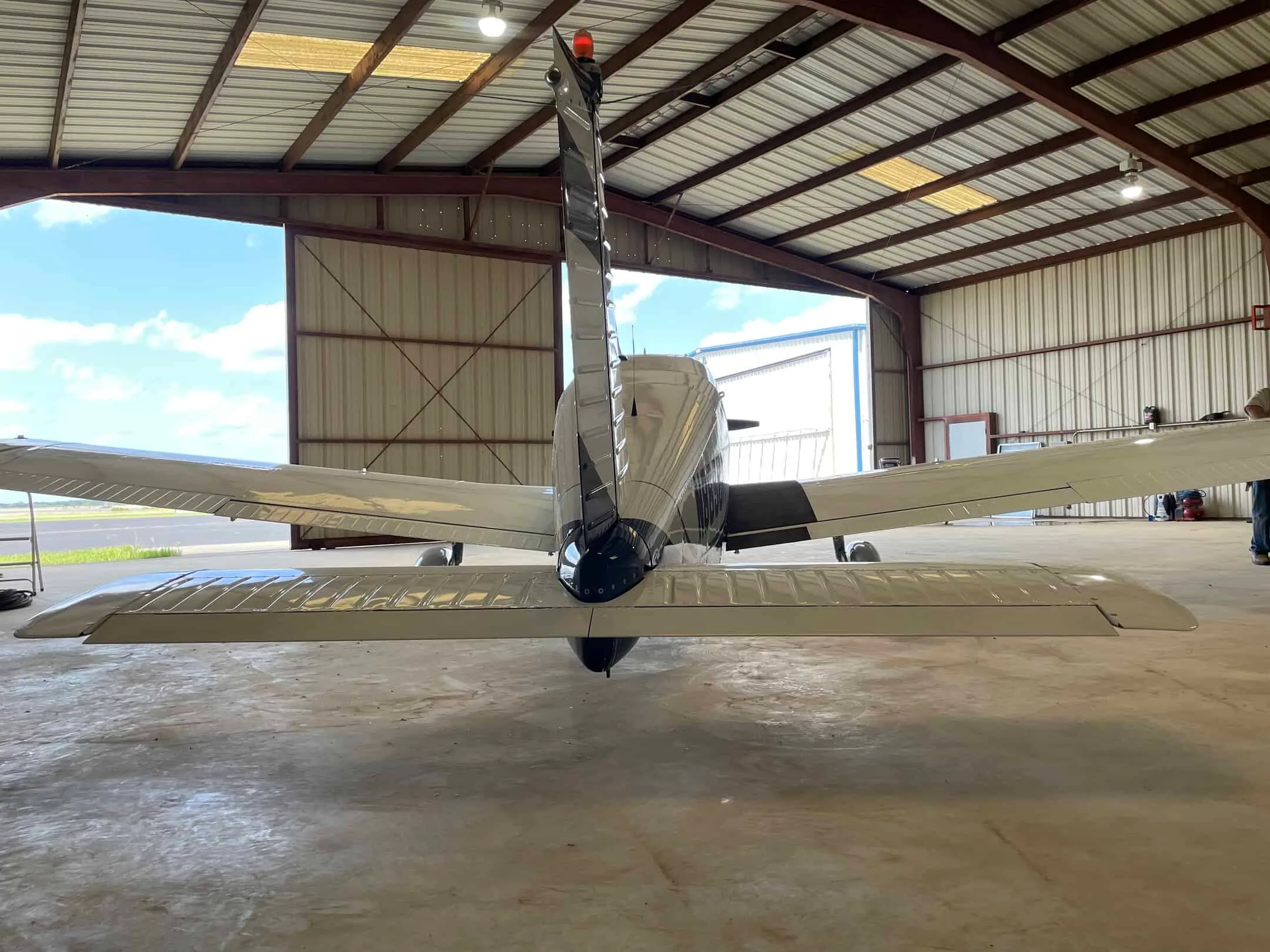 Exterior view of a 1964 Piper Cherokee 235.