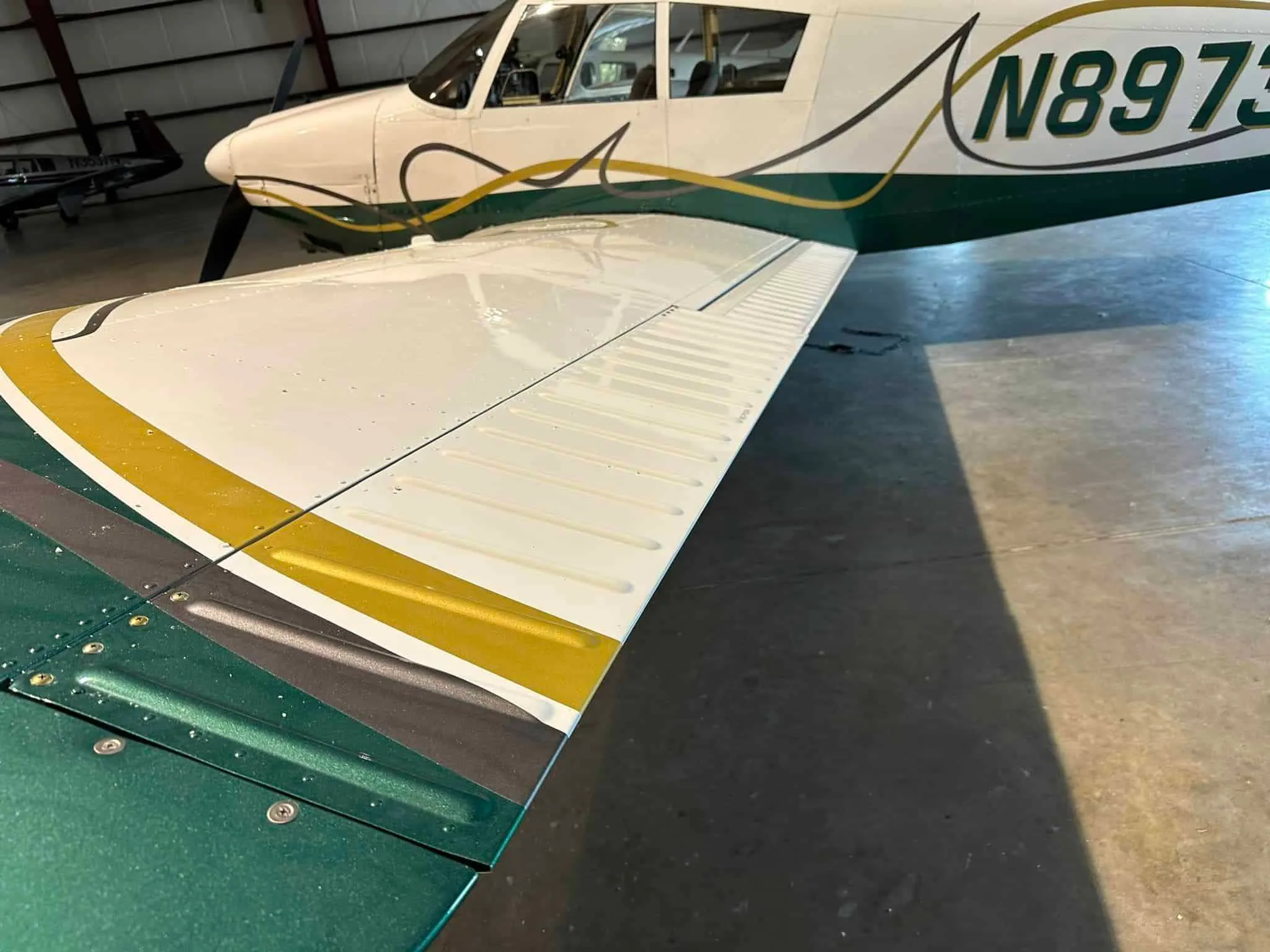 Exterior view of a 1965 Piper Cherokee 180.