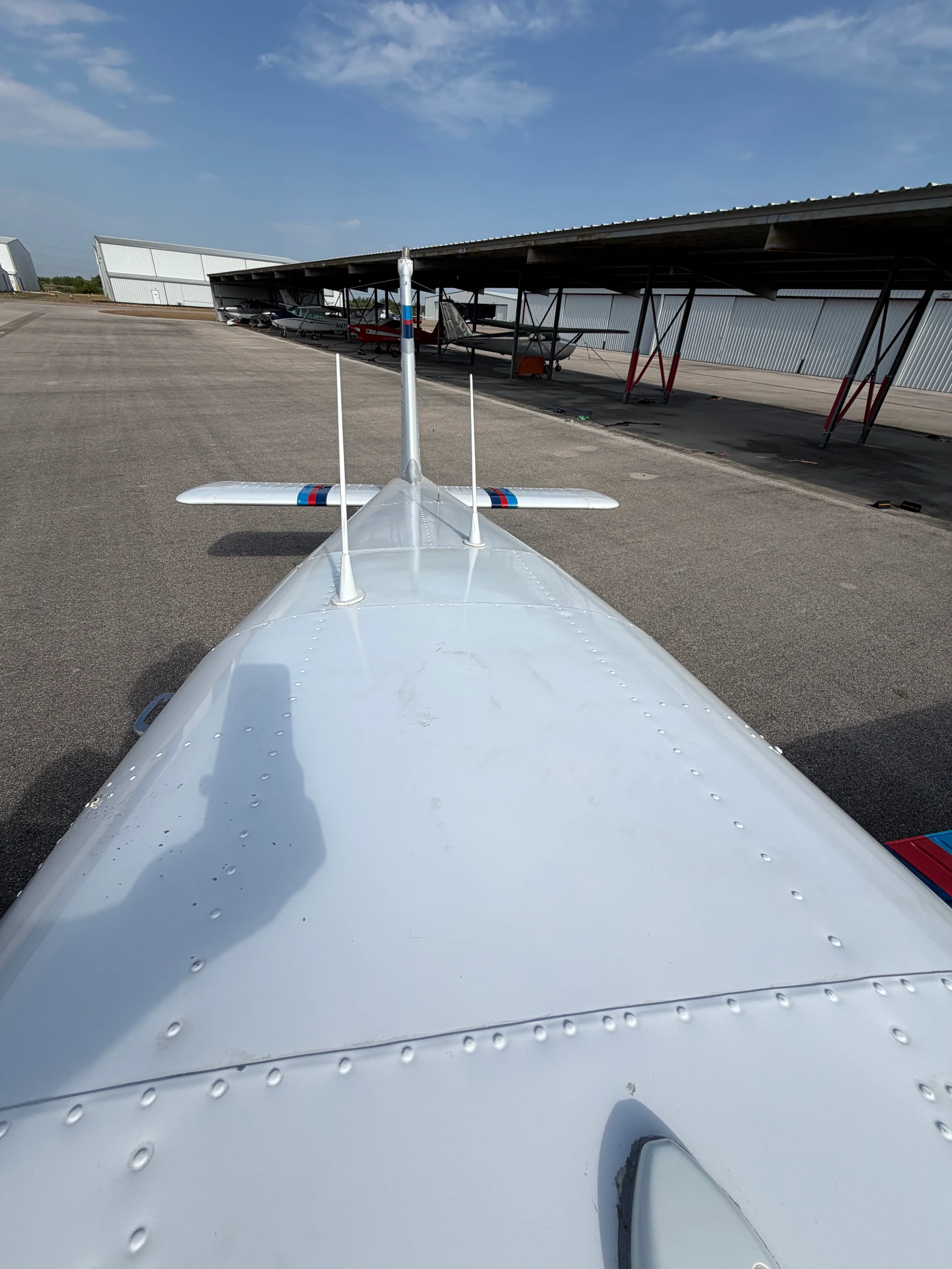Exterior view of a 1969 Piper Arrow 200HP.