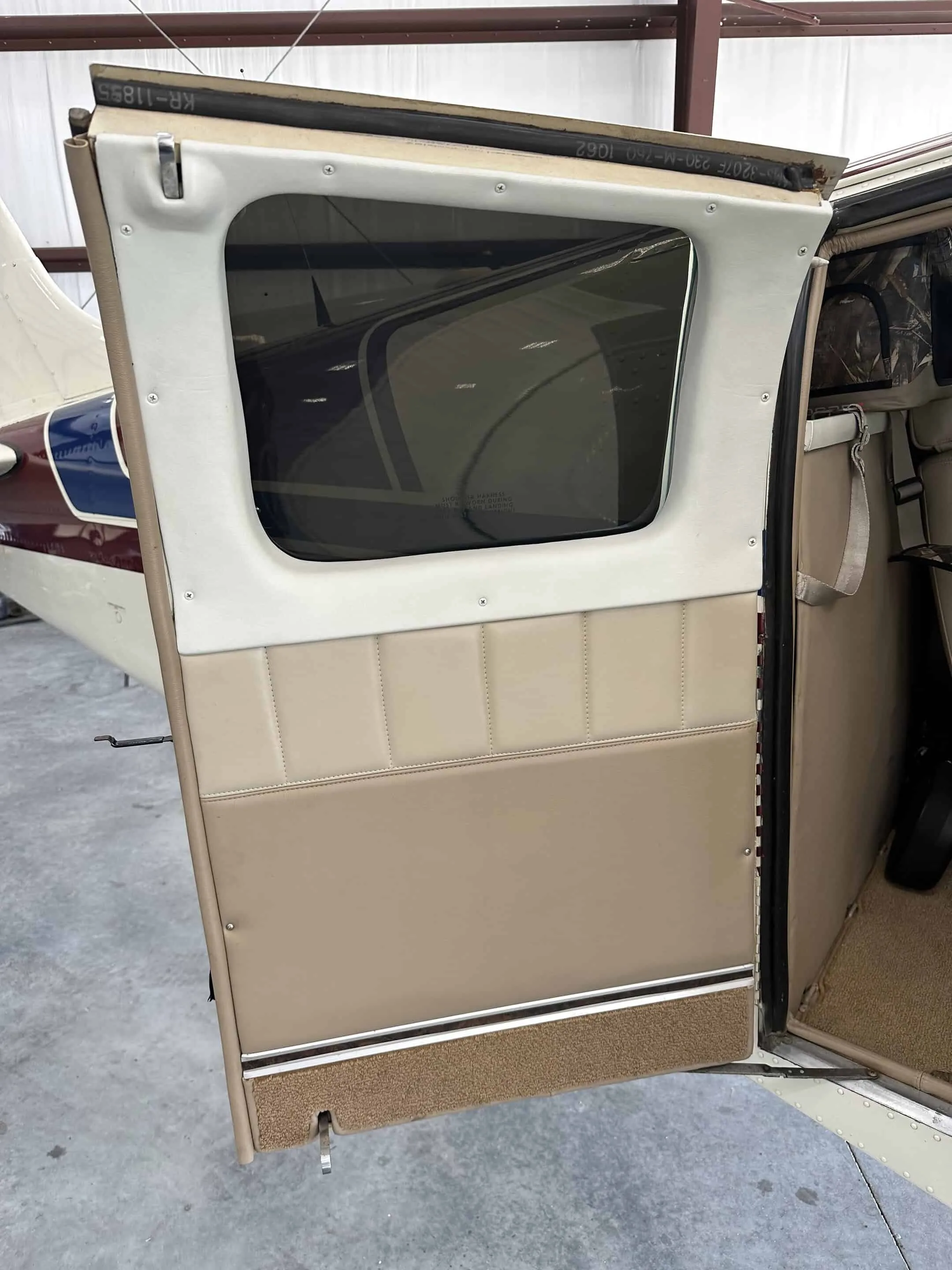 Cabin interior of a 1978 Beechcraft A36.