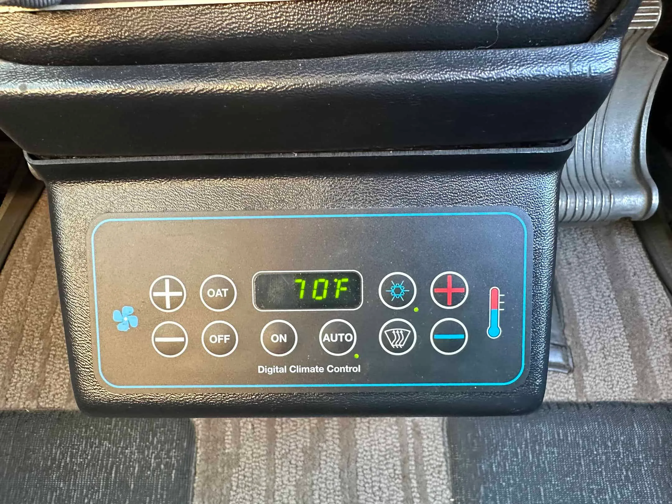 Cabin interior of a 1978 Beech A36 Bonanza.