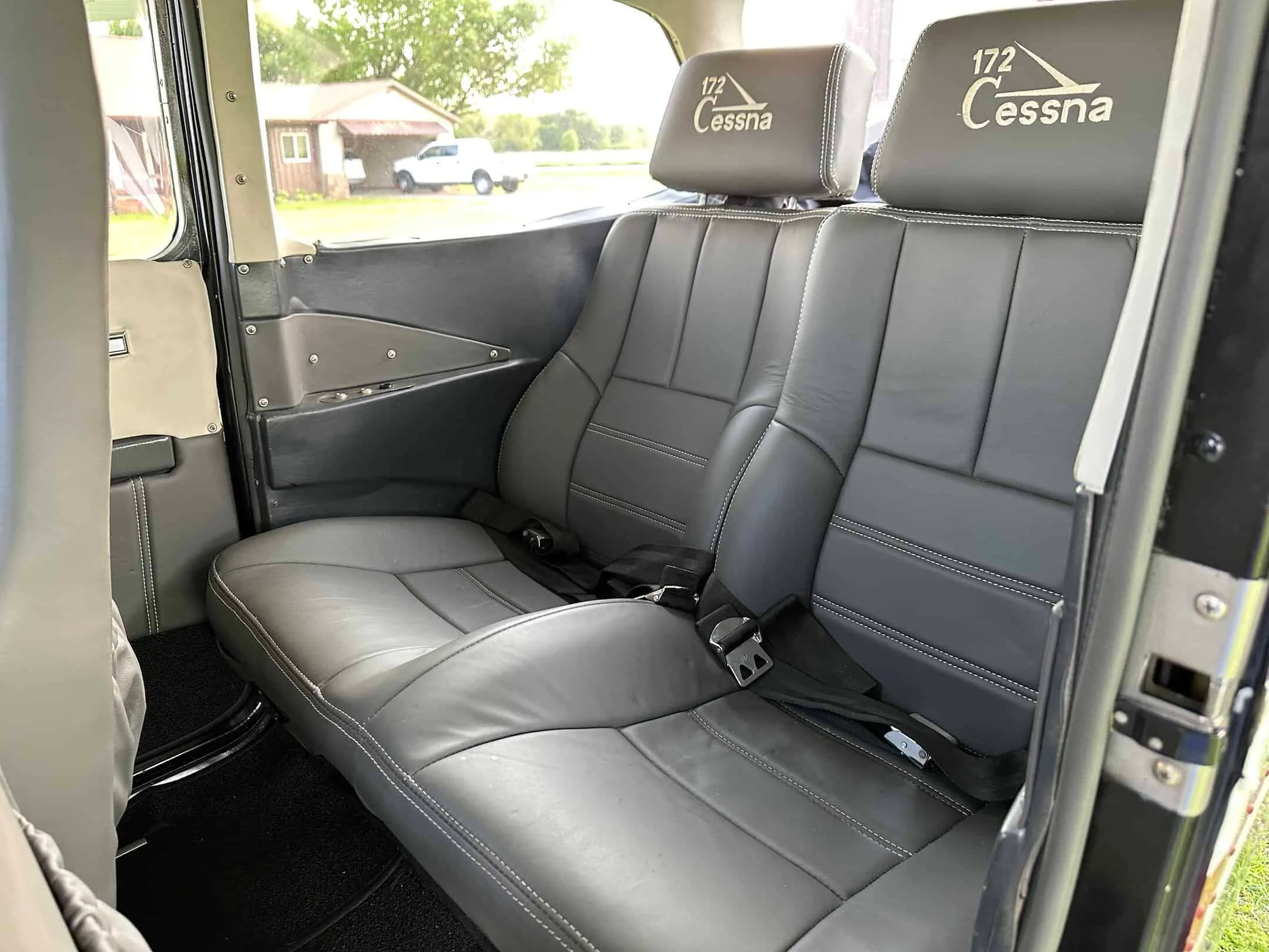 Cabin interior of a 1979 Cessna 172RG CUTLASS.