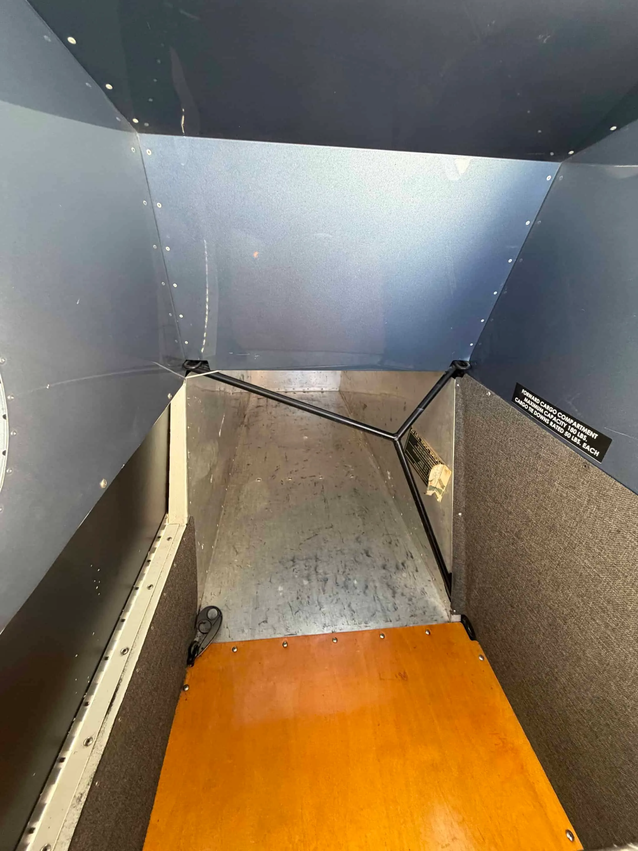 Cabin interior of a 2005 CubCrafters Top Cub.