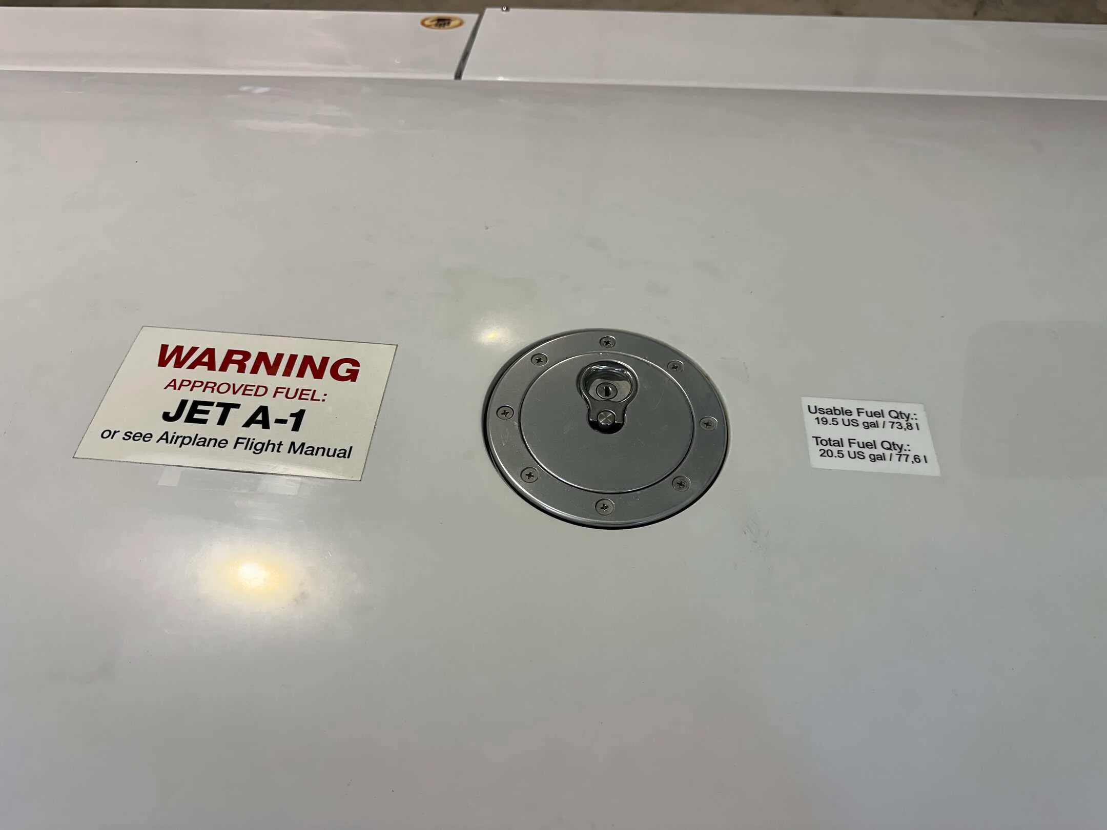 Engine detail of a 2014 Diamond DA40NG.