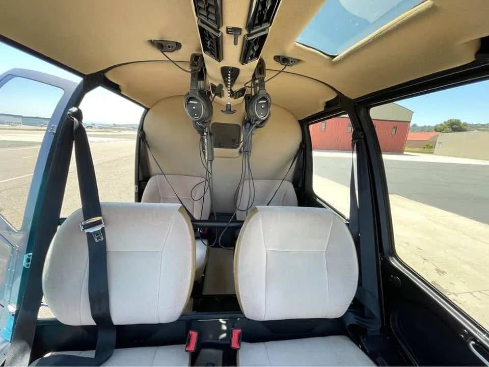 Cabin interior of a 2015 Robinson Raven II.