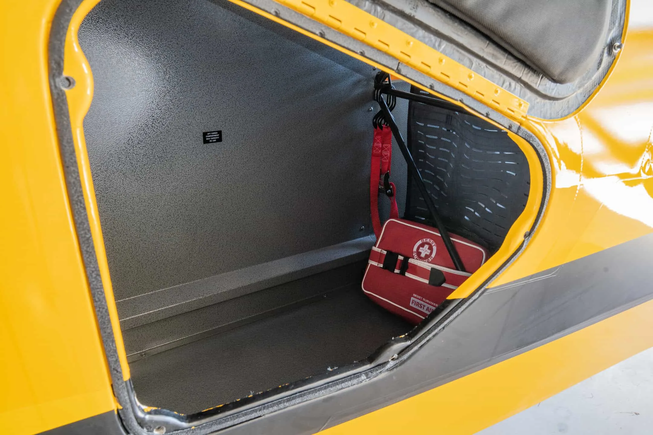 Cabin interior of a 2023 CubCrafter NXCub.