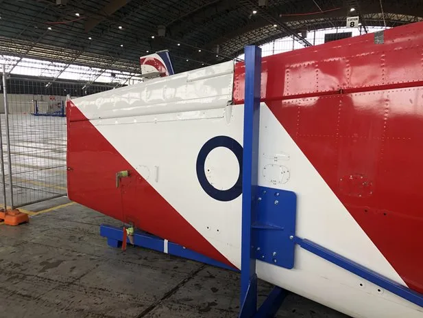 Exterior view of a 1990 Pilatus PC-9/A.