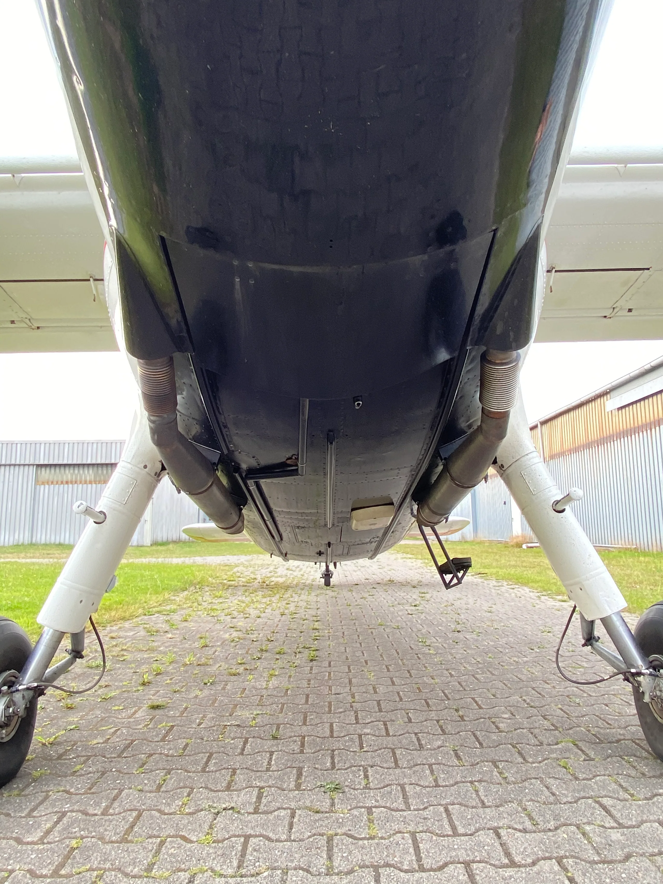 Exterior view of a 1959 Dornier DO-27, B-3.
