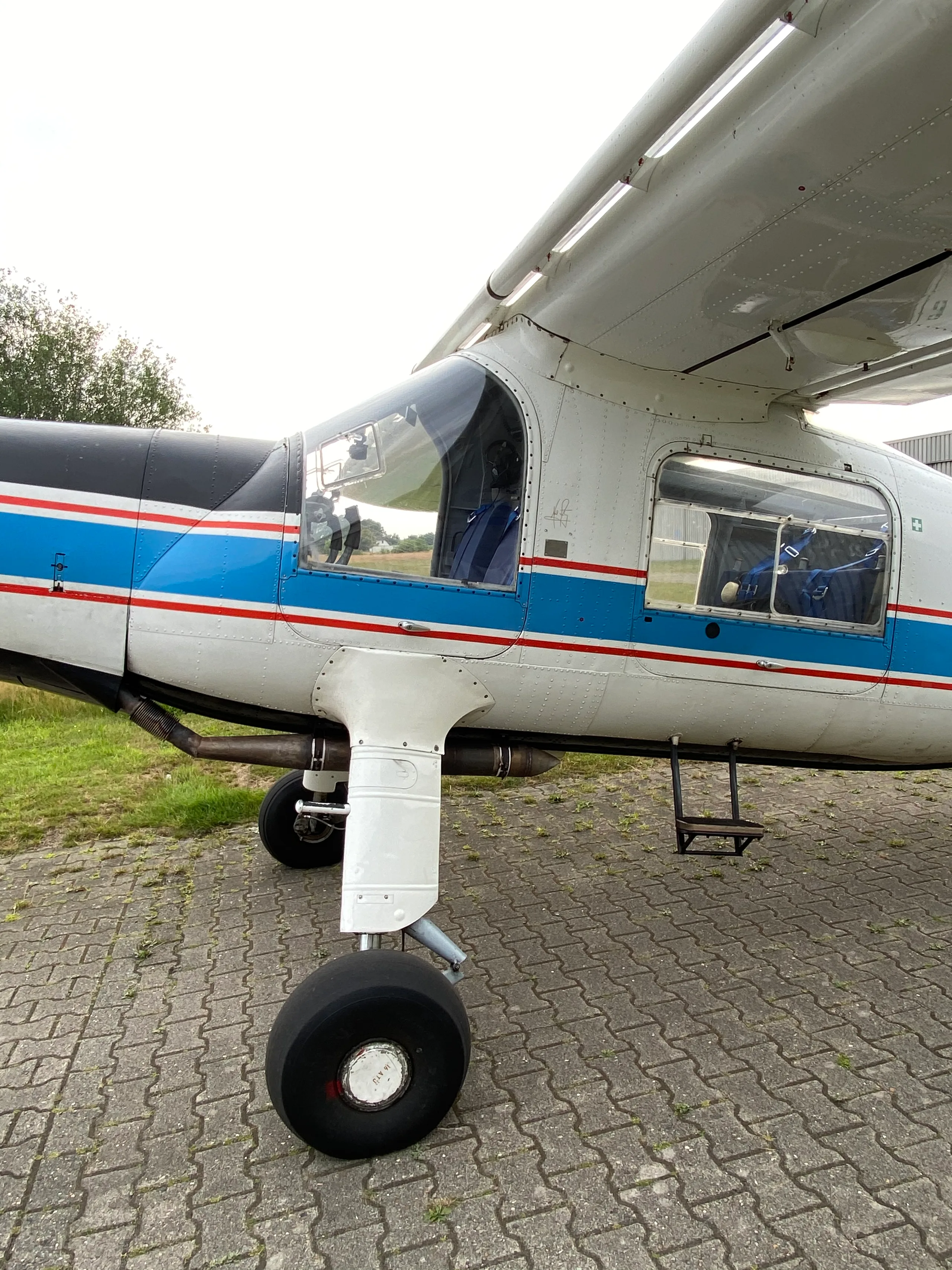 Exterior view of a 1959 Dornier DO-27, B-3.
