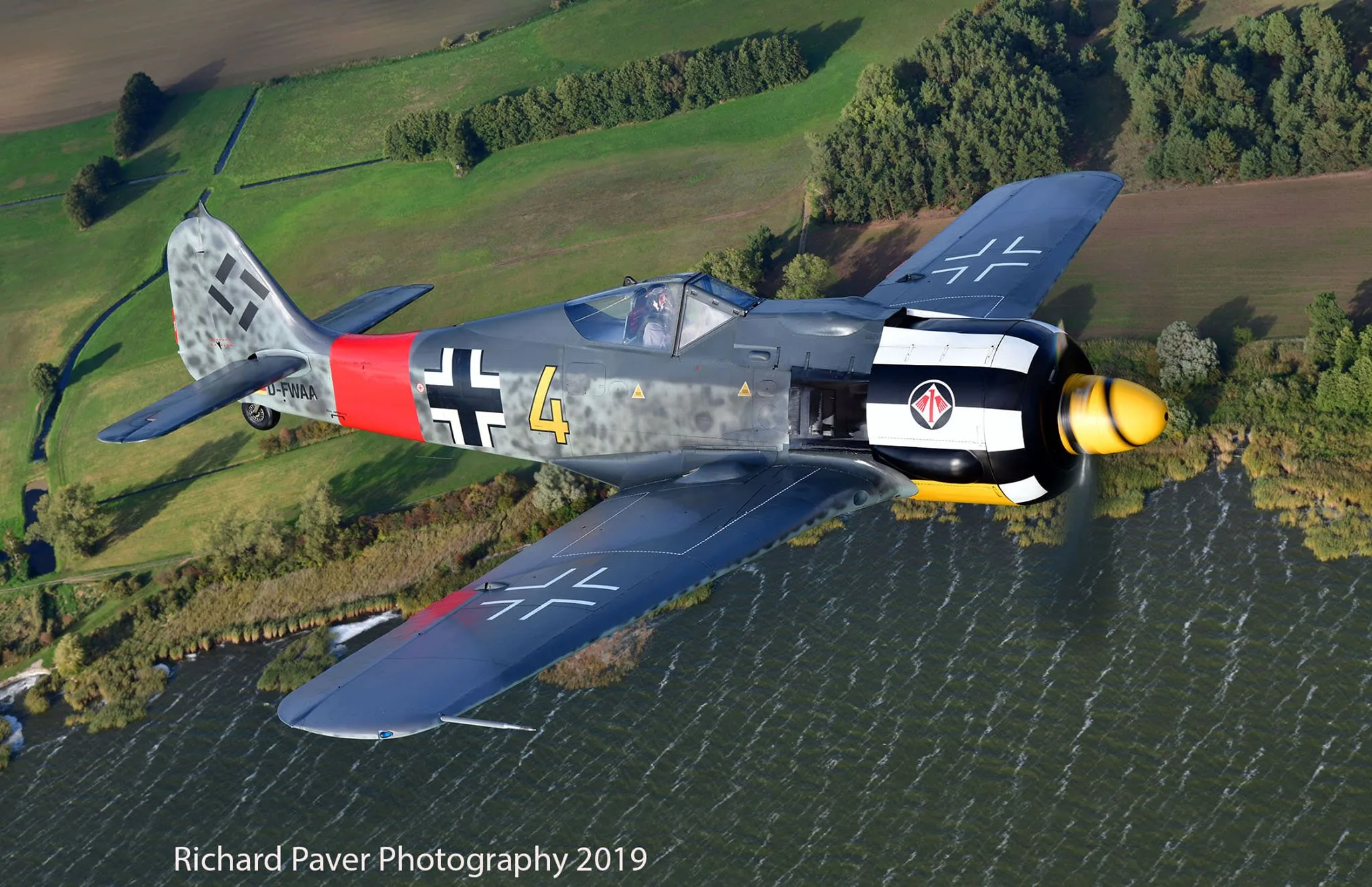 Marketing image of a 1944 Focke-Wulf Fw 190.