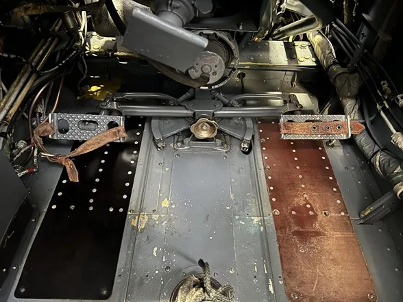 Cockpit and instrument panel of a 1981 Yakovlev Yak-52.