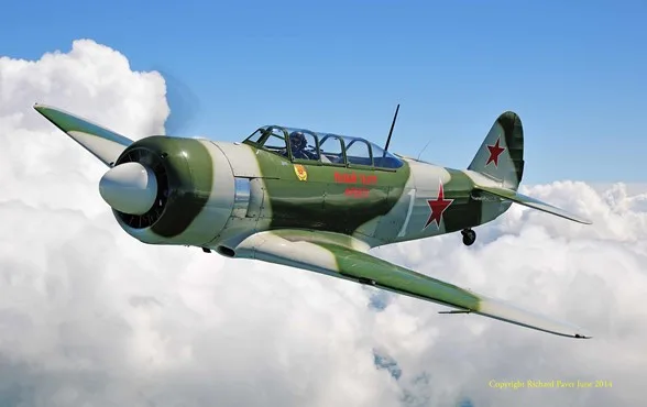 Marketing image of a 1952 Yakovlev Yak-11.