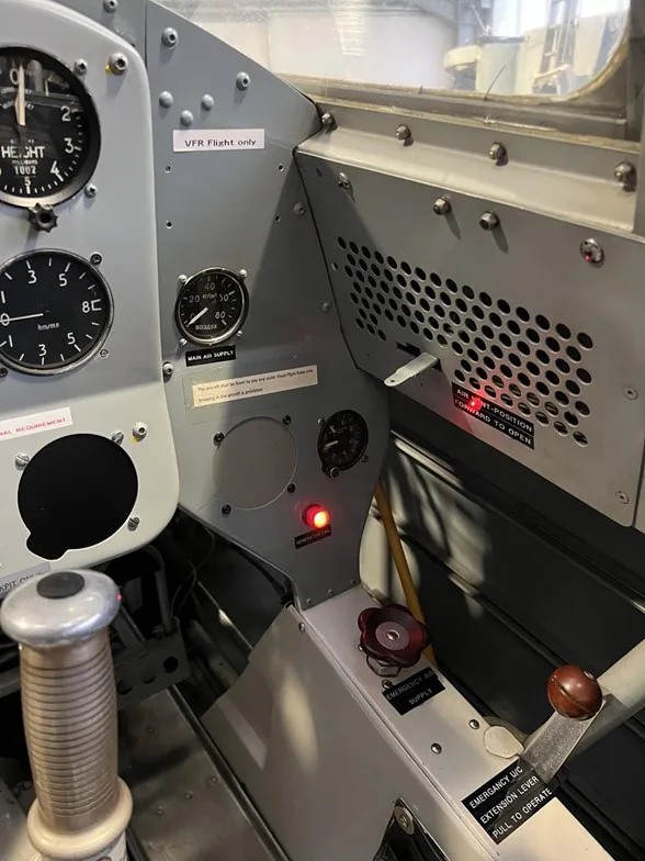 Avionics suite of a 1952 Yakovlev Yak-11.