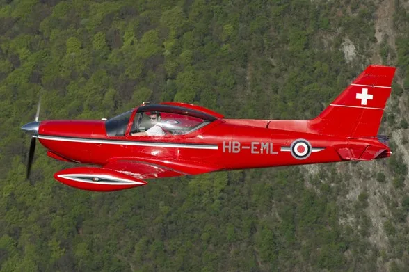 Exterior view of a 1966 Marchetti, F-260.