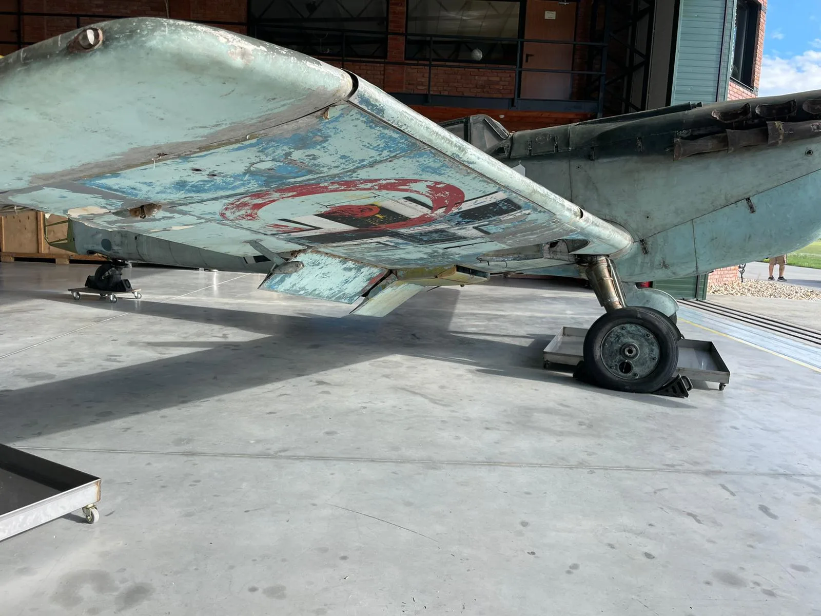 Exterior view of a 1958 Messerschmitt ME 109 C4K.