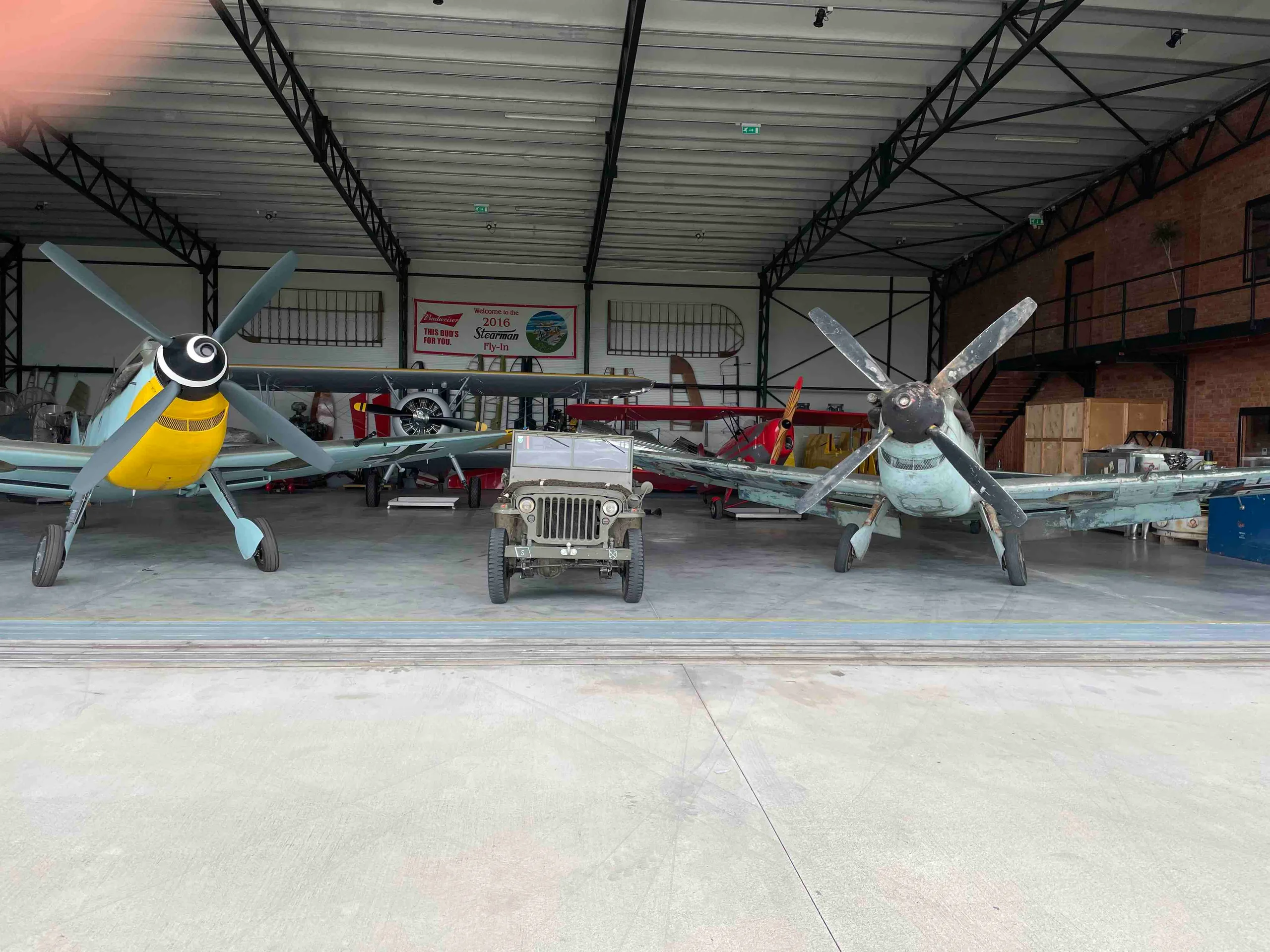 Exterior view of a 1958 Messerschmitt ME 109 C4K.