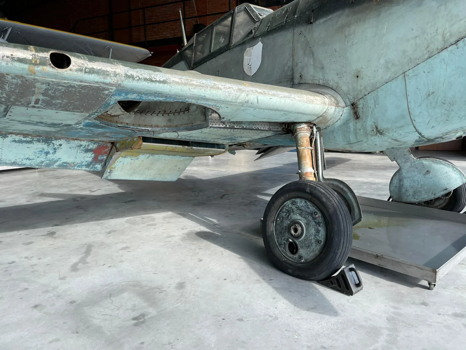 Exterior view of a 1958 Messerschmitt ME 109 C4K.