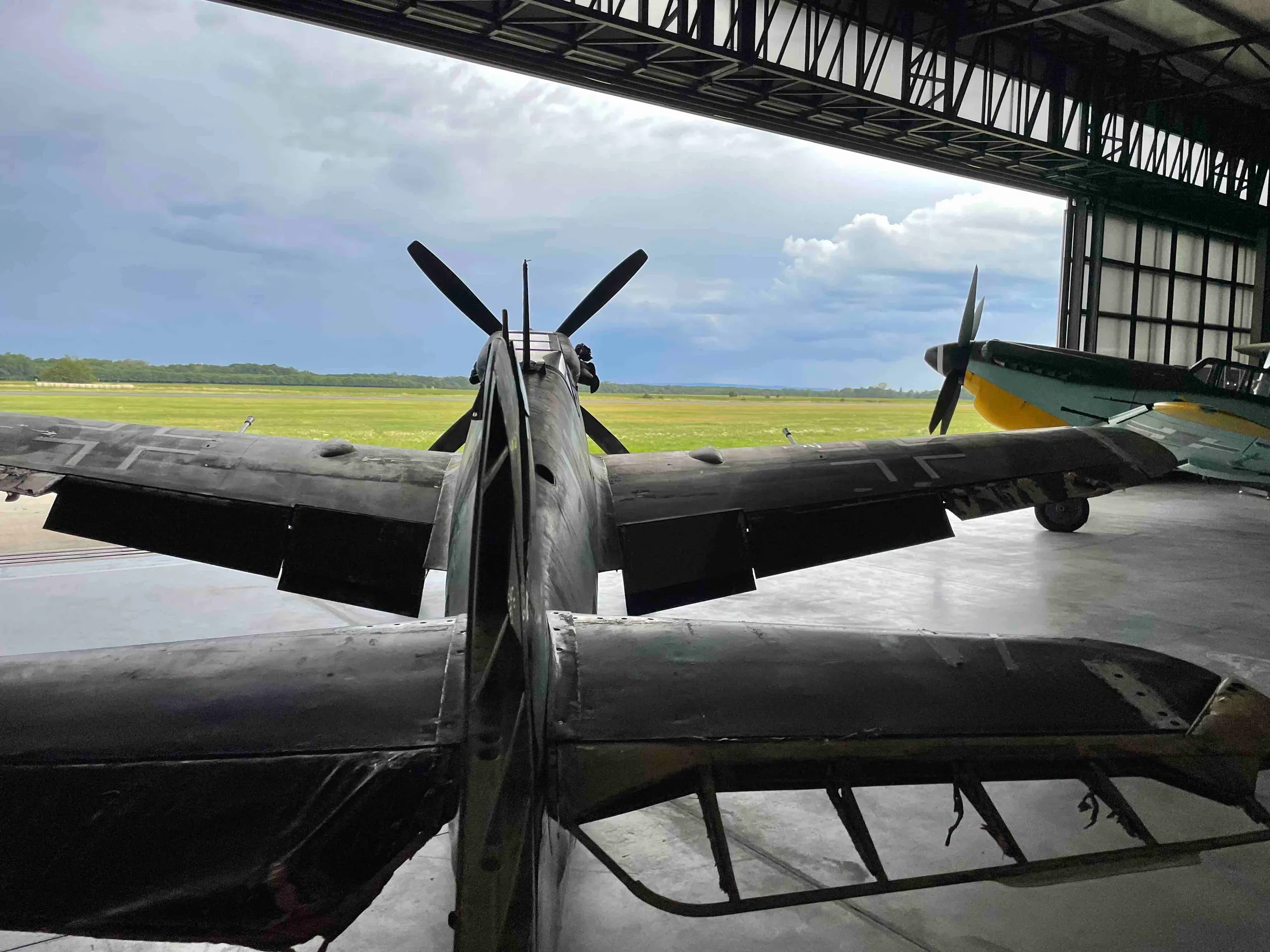 Exterior view of a 1958 Messerschmitt ME 109 C4K.