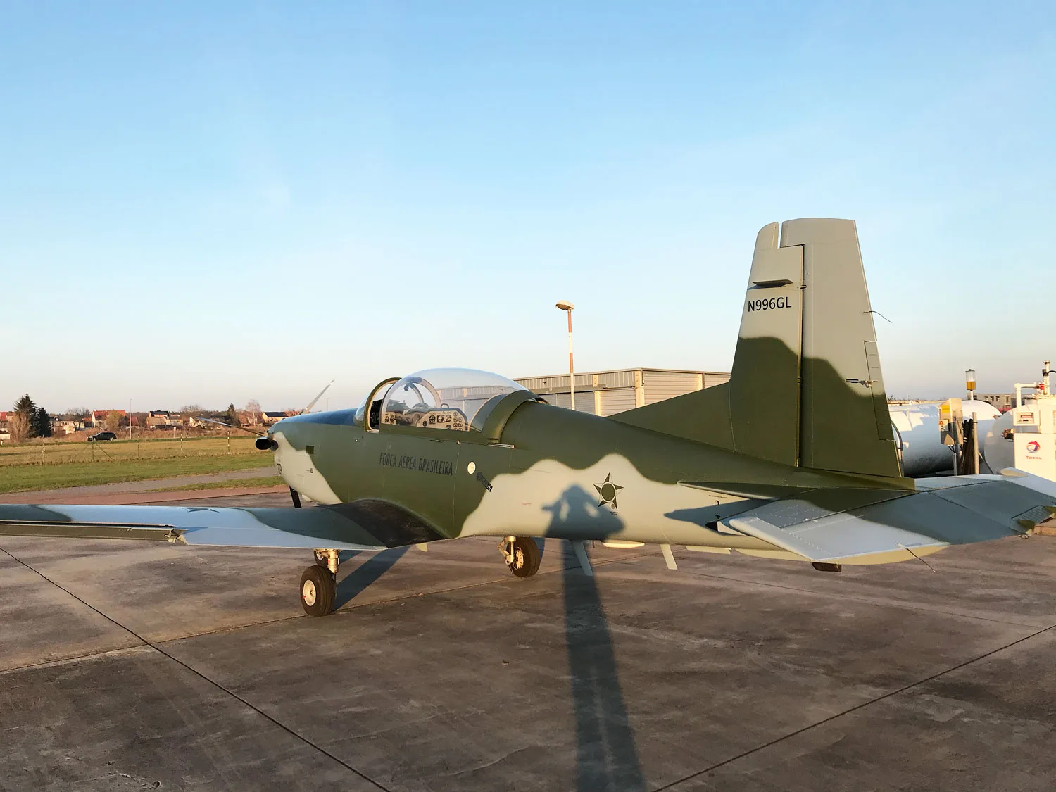 Exterior view of a 1978 Pilatus, PC-7.