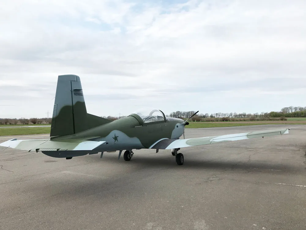Exterior view of a 1978 Pilatus, PC-7.